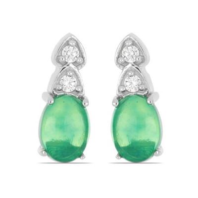 BUY BLUE ETHIOPIAN OPAL GEMSTONE CLASSIC EARRINGS IN 925 SILVER